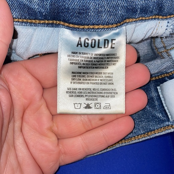 AGOLDE Sophie Ankle Skinny Jeans in Pentacle Wash SZ 26 VGUC - Picture 5 of 6